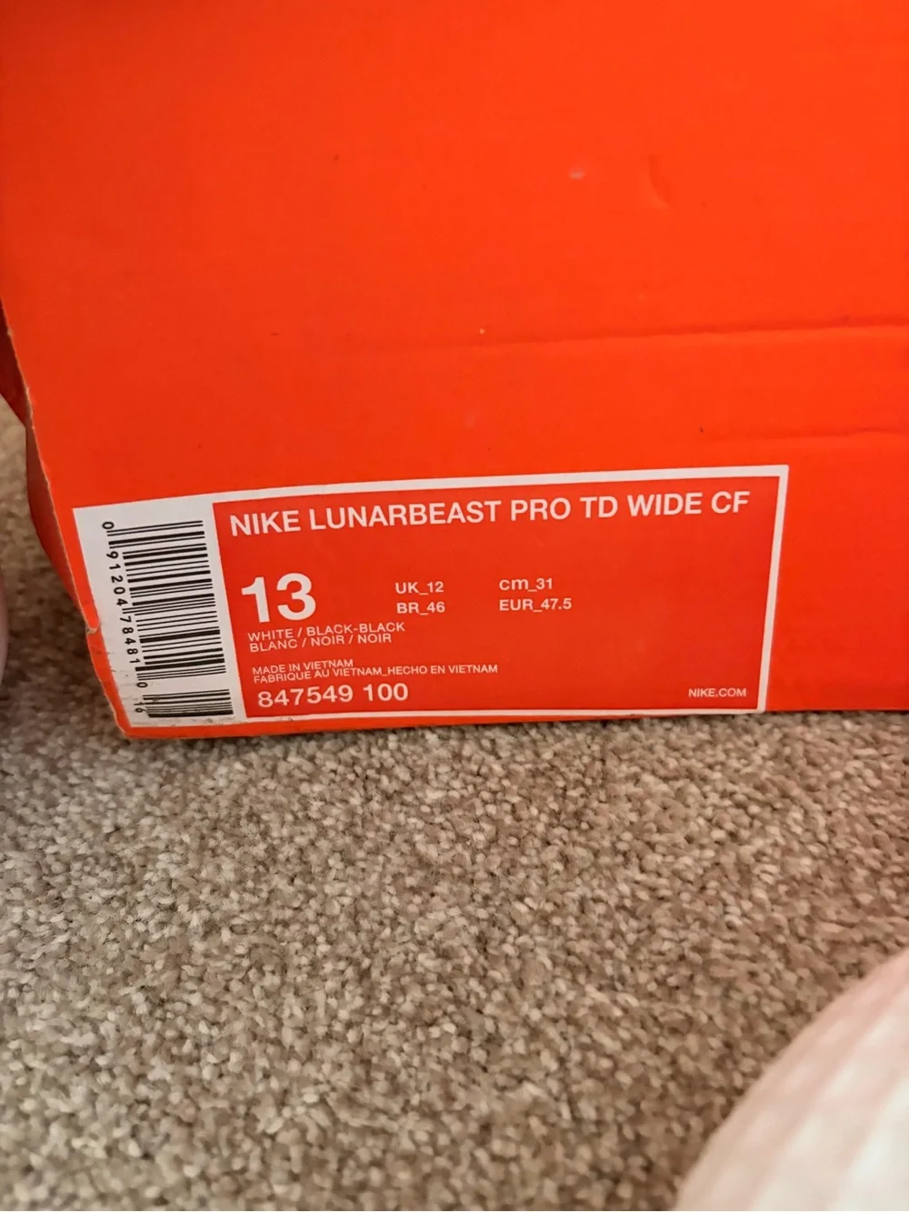 Nike men’s cleats